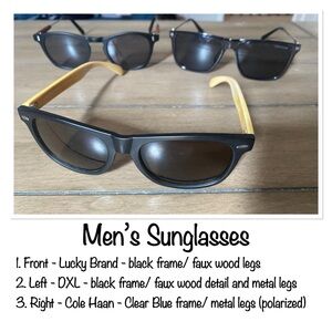 Men’s sunglasses 😎 (set of 3) WORN!